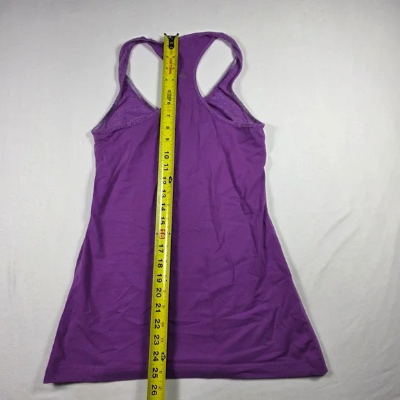 Lululemon Purple Racerback‎ Tank Top Workout Athleisure Women's Size Small - Picture 3 of 6